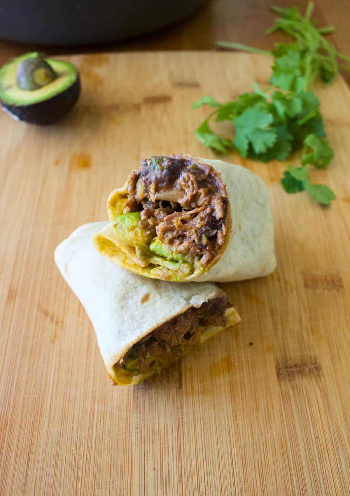 Easy Instant Pot Shredded Beef Burritos for Quick Meals